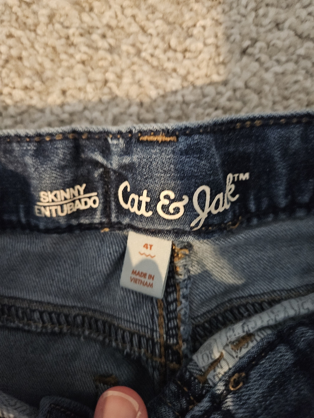 Cat & Jack Boys 4t Jeans - Picture 2 of 3